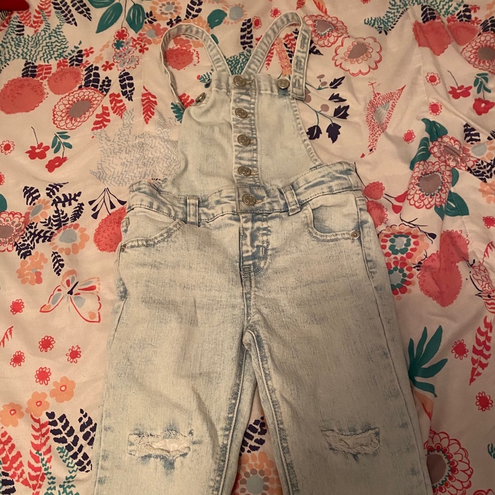 Cat and jack jean overalls